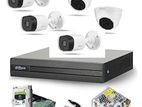 DAHUA 5 PCS CC CAMERA 2MEGAPIXEL NIGHTVISION FULLSETUP