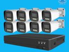 Dahua -Hikvision 08 Pcs Cctv CC camera 8 Ch DVR total package