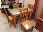 DAINING SET 4 CHAIR CANADIAN OAK. M # 5266