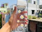 daisy flower water bottle