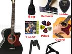 DARK DK-200B Semi Electric Guitar Strings Folk Acoustic