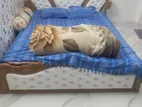 ডাবল বেড কাঠের খাট