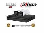 ডাহুয়া 2ক্যামেরা ফুল সেটাপ দিন রাত ২৪ঘন্টা ঝকঝকে রঙিন ছবি অডিও রেকর্ড সহ