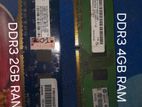 Ram DDR3 4GB AND 2GB