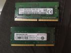 DDR4 laptop ram 4+4 GB