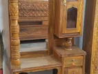 ড্রেসিং টেবিল আকাশমনি কাঠের