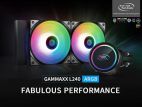 DeepCool 𝗚𝗔𝗠𝗘M𝗔𝗫 𝗟𝟮𝟰𝟬 ARGB Gaming Liquid CPU Cooler & Warranty