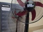 Defender 16 Inch Adjustable Stand Fan 2 Battery with Remote
