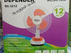 DEFENDER BG - 3212 RECHARGEABLE AC/DC FAN ( "12" ) INCH