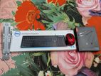 Dell Backlit Keyboard+ Wireless Mouse + Laptop Stand Lenovo earphn..