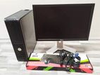 DELL BRAND PC RAM 4GB & ROM 500GB + 19" LED Monitor