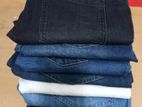 denim pants wholesale retail stock woman pant export cloth