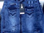 Denim.slim jecket for men