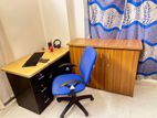 Desk, Wardrobe, Chair
