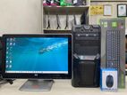 Deskktop Full Setup+HP 19"Monitor+Core i3 (3rd Gen)+Ram 4GB+500GB HDD