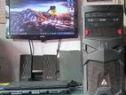 Desktop computer full set up