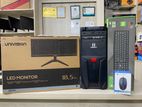 Desktop Computer_New 19"LED Monitor_Core i3 (4th Gen)_Ram 8GB_240GB SSD