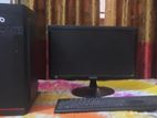 Desktop computer PC and keyboard mouse