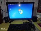 Desktop computer with Led Monitor