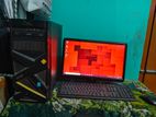 Desktop Pc 7th Generation and Monitor