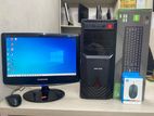 Desktop PC Monitor 16"Wide Monitor_Core i3 (1st Gen)_Ram 4GB_HDD 500GB