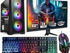 Desktop PC Ryzen 5 3400G 8GB RAM 256GB / Monitor 19" LED Star Sonic