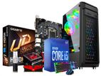 Desktop PC with Core i5 6th Gen 16GB DDR4 22" Monitor BORDERLESS