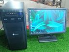 Desktop PC with Led monitor