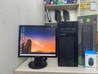 Desktop PC With Monitor_Dual Core_Ram 4GB_HDD 320GB_17"Monitor_Mouse+Key