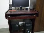 Desktop PC with table