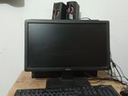 Desktop with Monitor and UPS