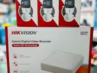 ধামাকা অফার 3 Camera Hik Vision[still Body] দিন রাত ২৪ঘন্টা কালার অডিও