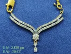 Diamond Tanmaniya necklaces