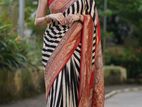 Digital Print Silk Sharee ব্লাউজ পিস সহ