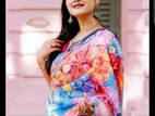 Digital Print Silk Sharee – প্রিমিয়াম সিল্ক শাড়ি + ব্লাউজ পিস