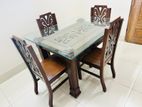 DINING SET | 4 CHAIR CANADIAN WOOD BEAUTIFUL DESIGN