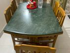Dining Table 6 Chair Marbel