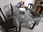 Dining table, Almari and showcase
