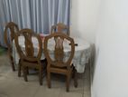 Dining table & 4 chairs