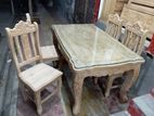 dining table & 6 chair.