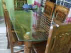 Dining table and chair