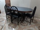 Dining table and chair