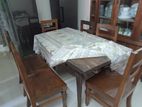 Dining table and six chairs for sale