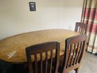 Dining table chare and sofa