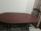 Dining table partex er with 4 chairs