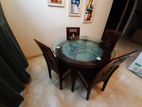 Dining table with 4 chairs (Brothers Furniture)