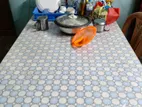 Dining Table with 4 Plastic Chair