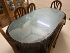 Dining table with 6 chair (original segun)