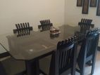 Dining table with 6 set chair for sale