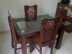 dining table with chair
